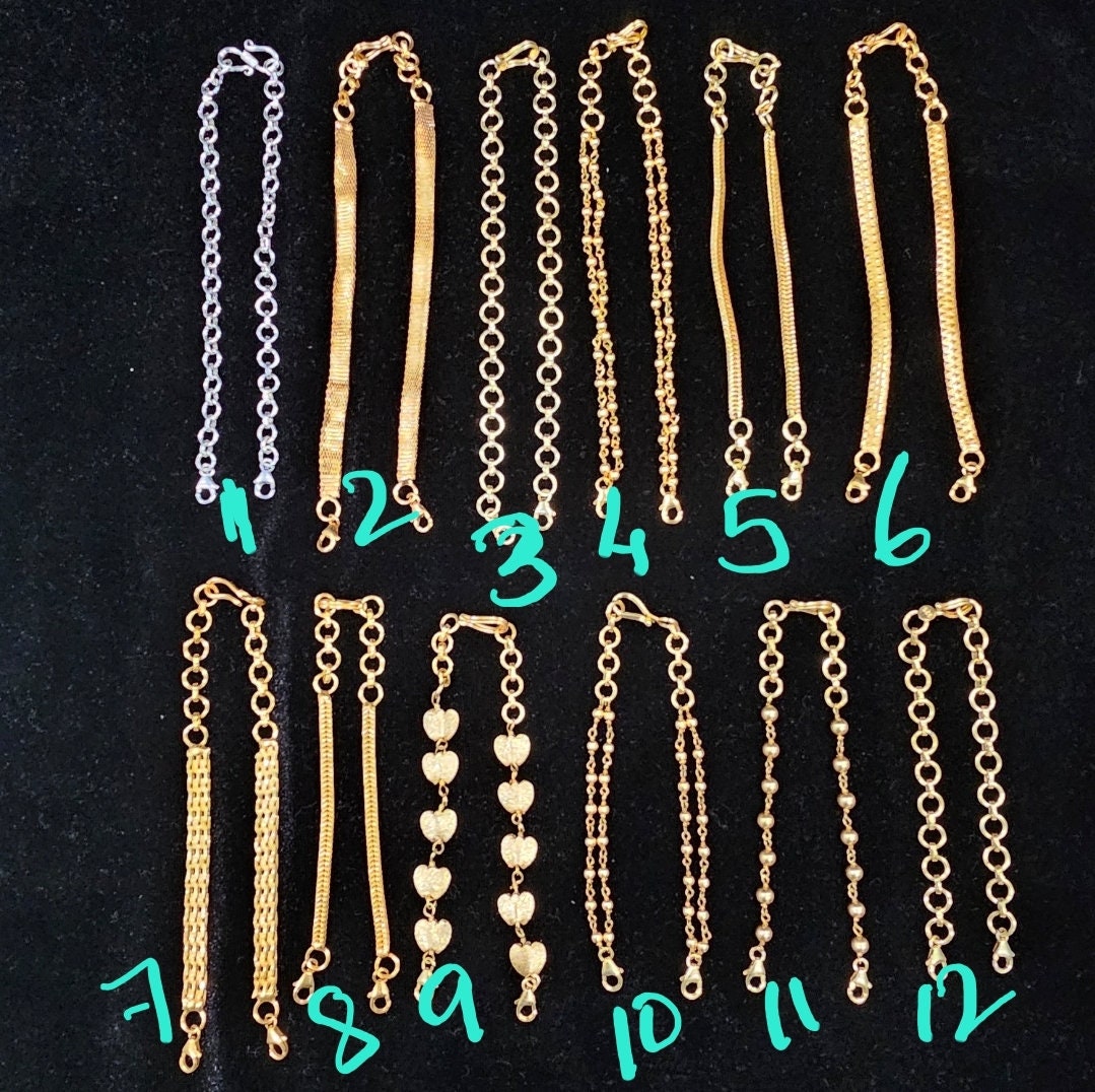 Silver Back Chains