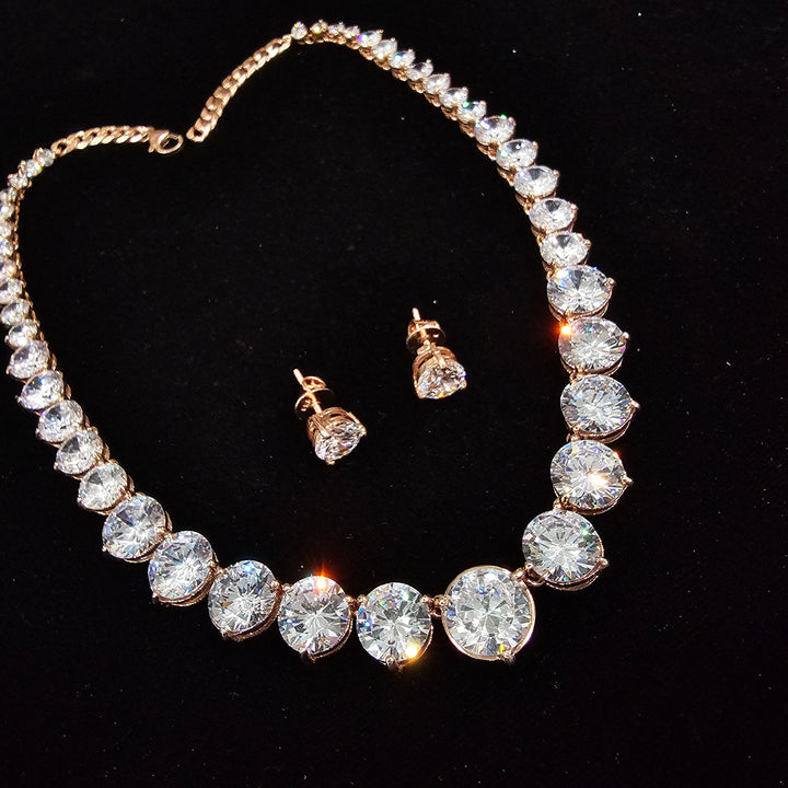 Big CZ necklace
