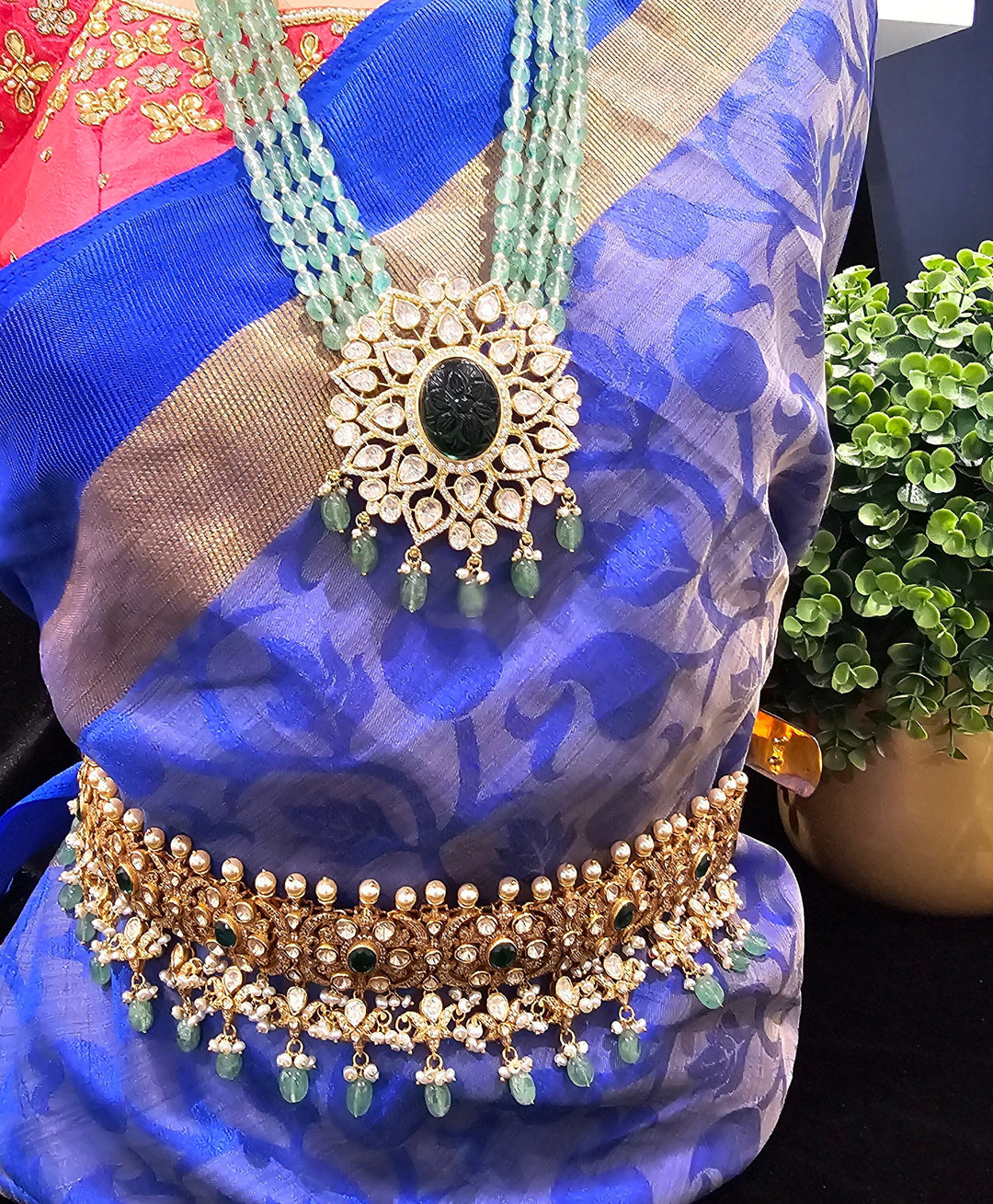Silver Victorian vaddanam