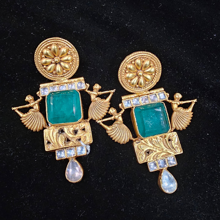 Green Fusion earrings
