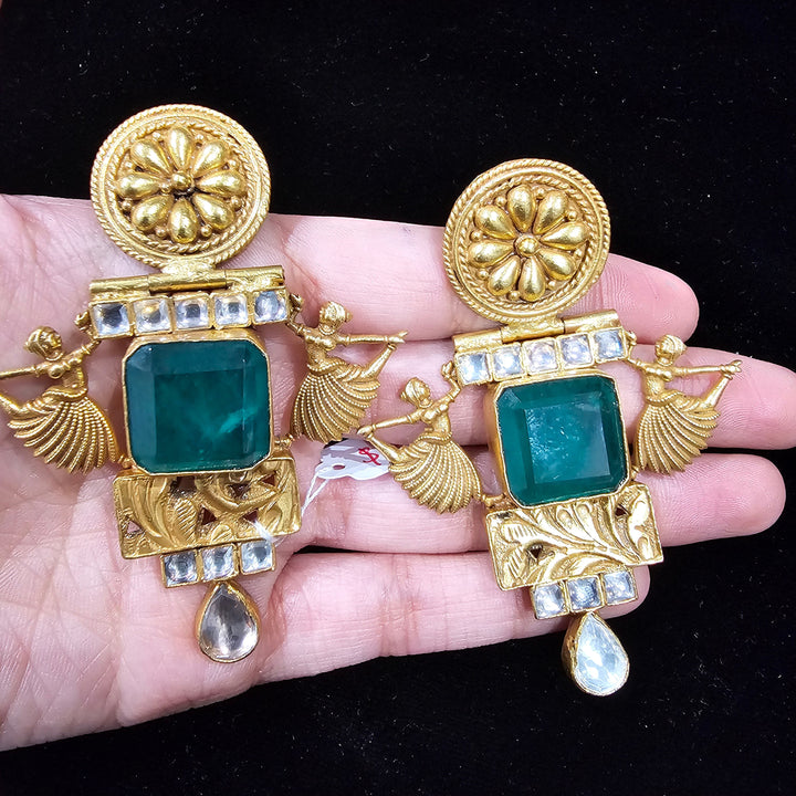 Green Fusion earrings