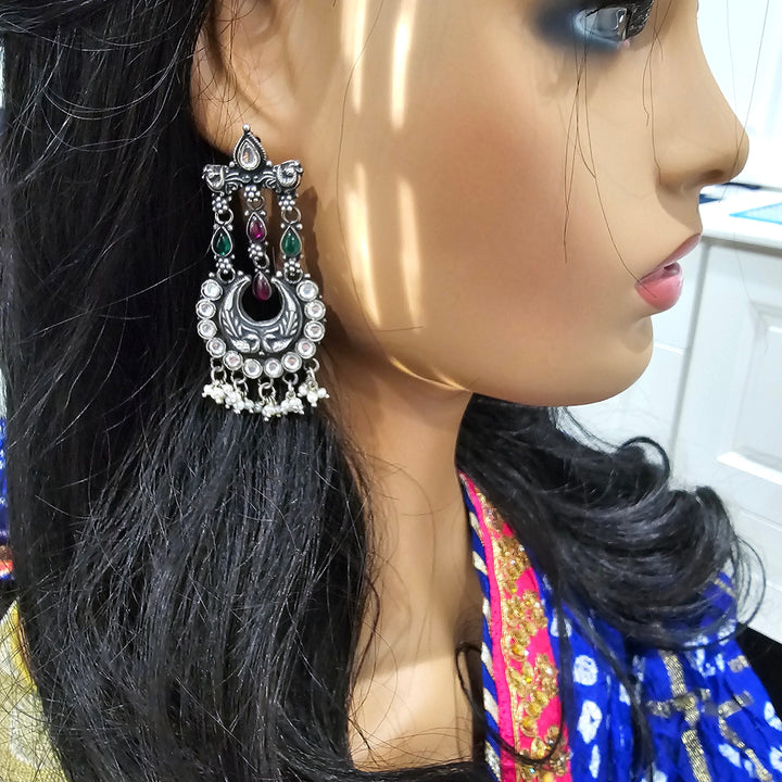 Silver Fusion earrings