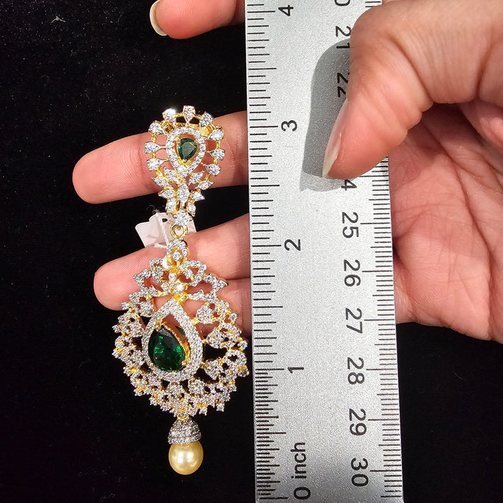 Diamond rep Silver earrings