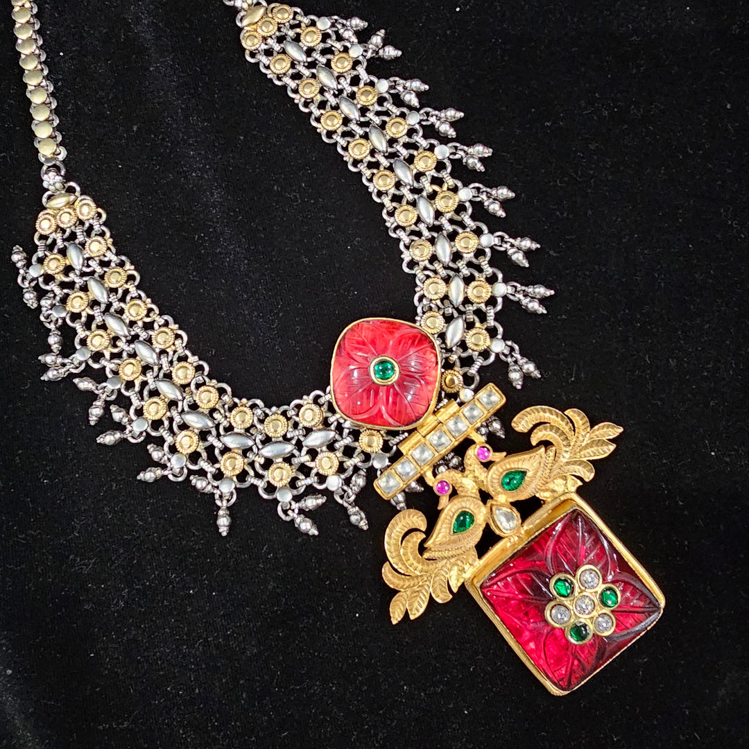 Dual tone necklace