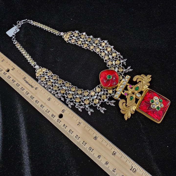 Dual tone necklace