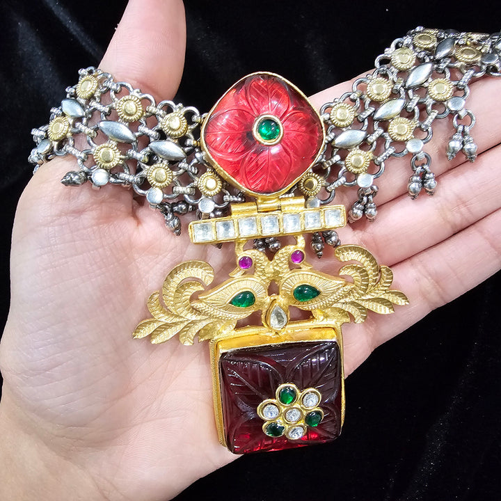 Dual tone necklace