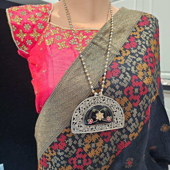 Fusion chitai inlay necklace