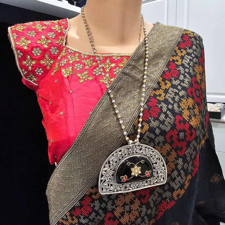 Fusion chitai inlay necklace