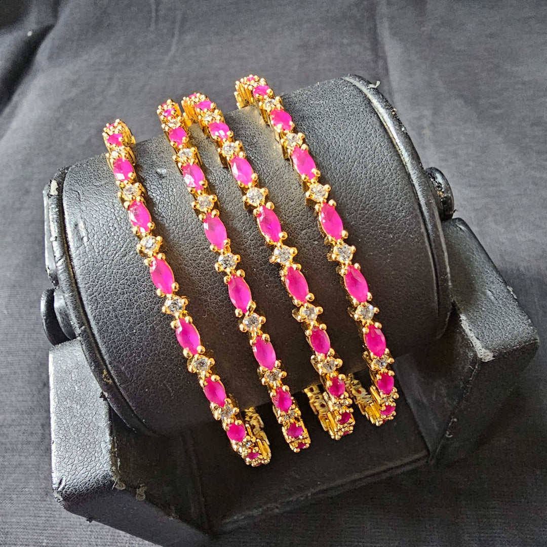 Pink 4 Bangle set