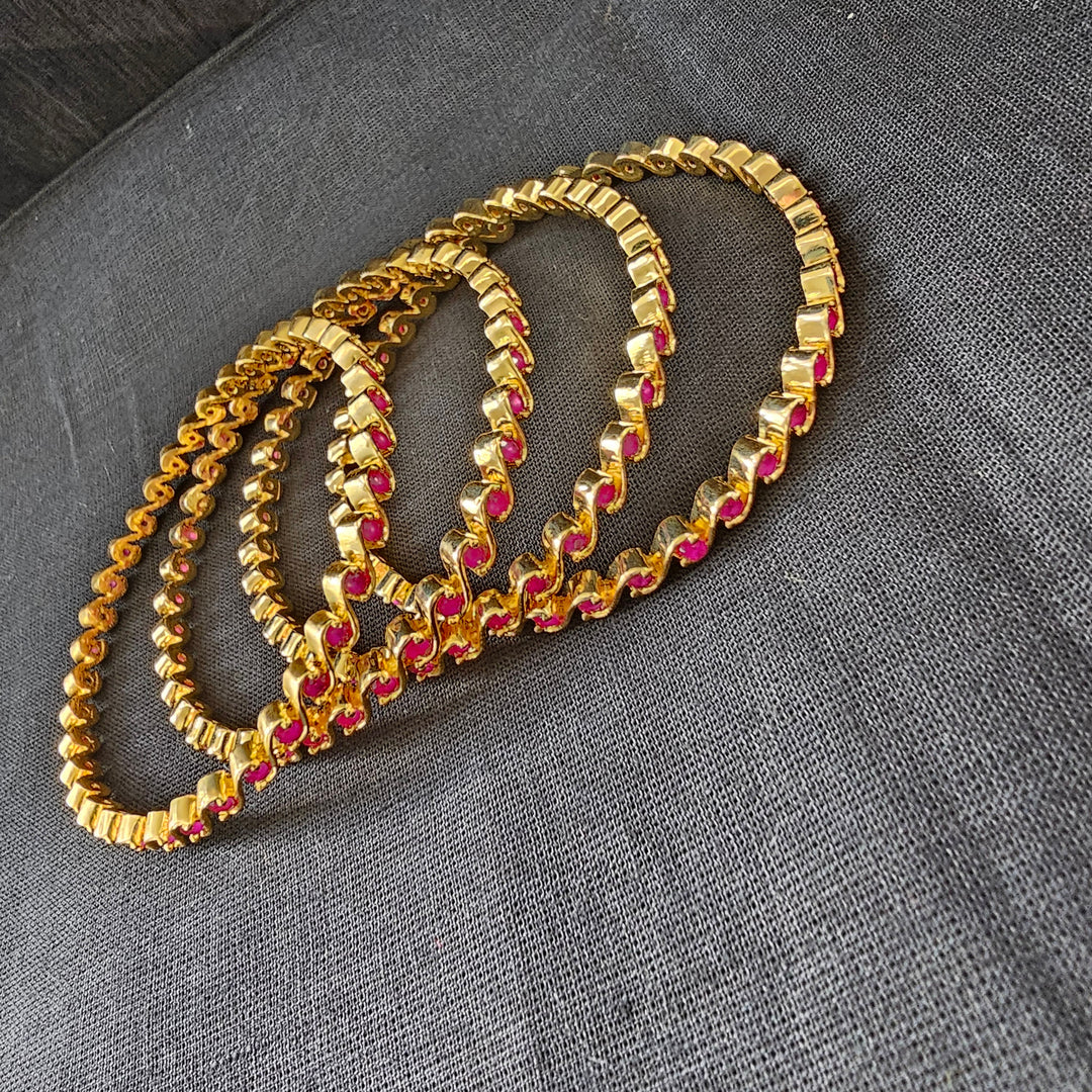 PINK 4 Bangles set