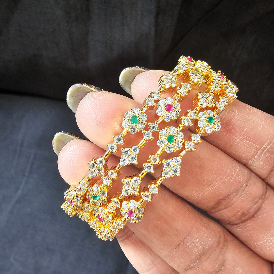 2.2 size  Cz Bangles