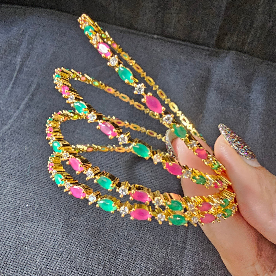 Pink and green set
