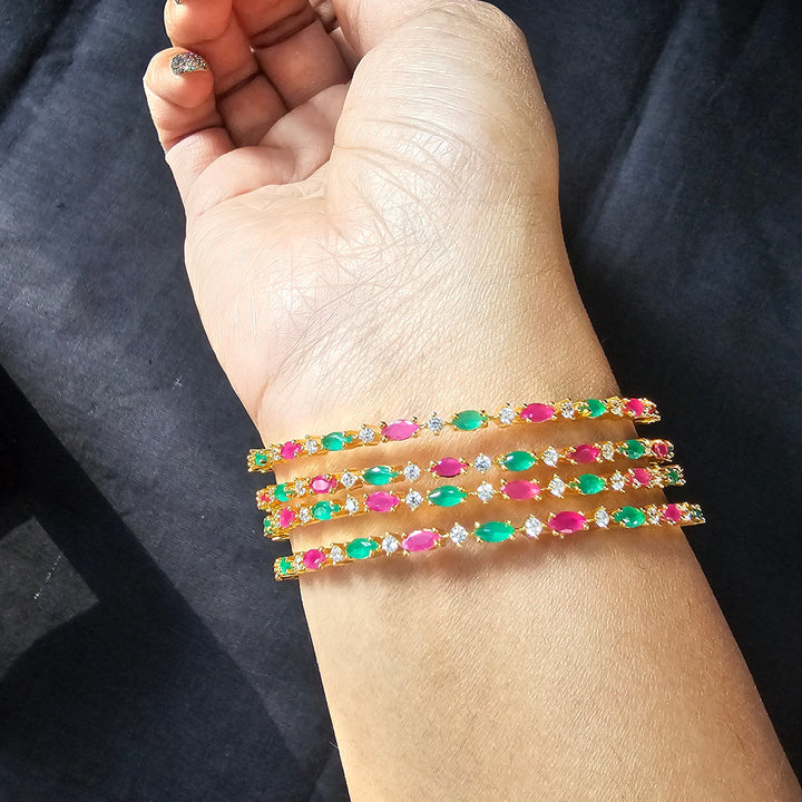 Pink and green set
