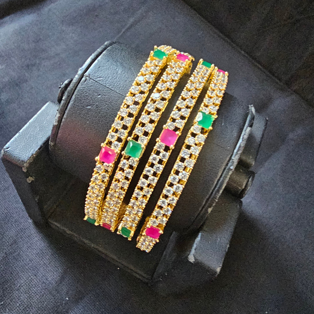 cz 4 Bangle set