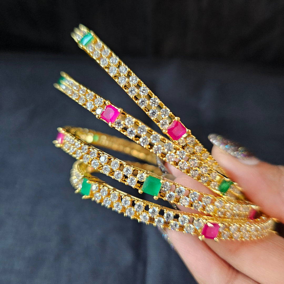 cz 4 Bangle set