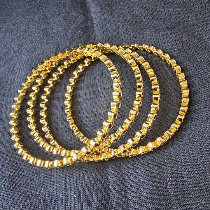 Black stone 4 Set Bangles