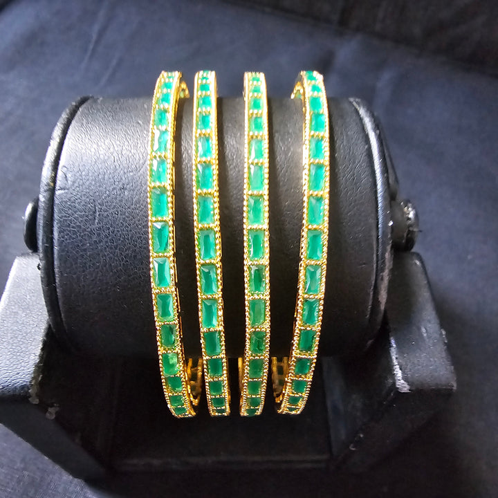 green Bangles Set