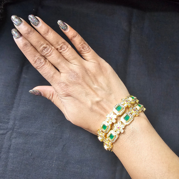 Green 2 Bangles set