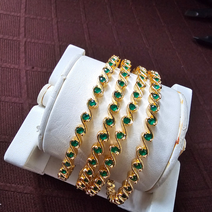 Green 4 Bangles set