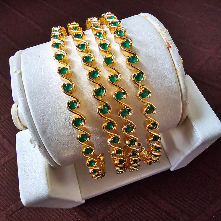 Green 4 Bangles set