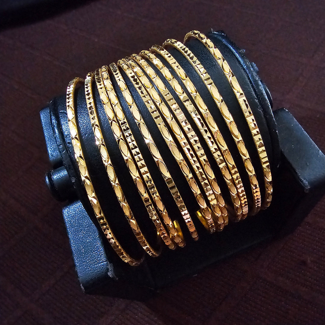 12 plain bangles-2626