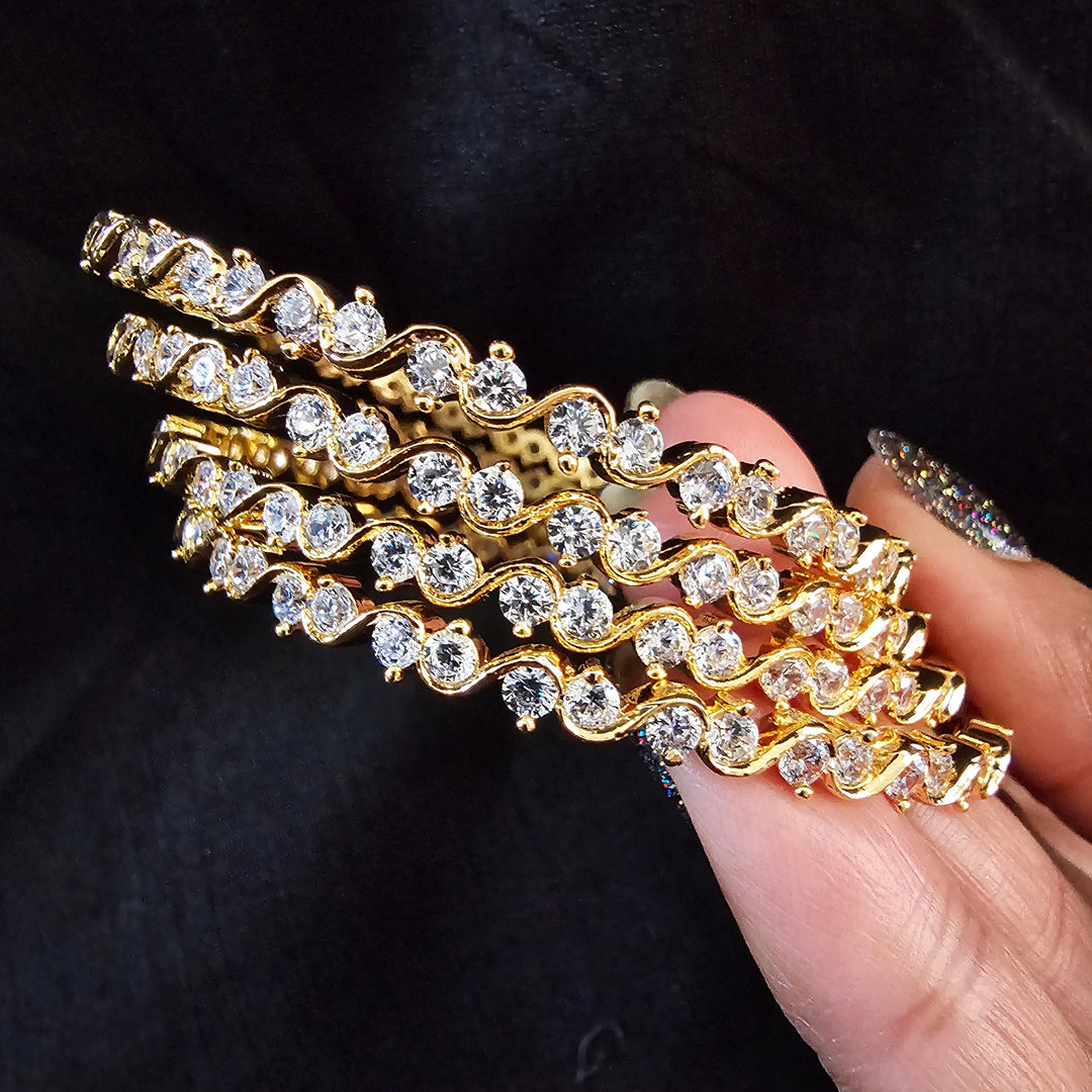 Full white Bangles