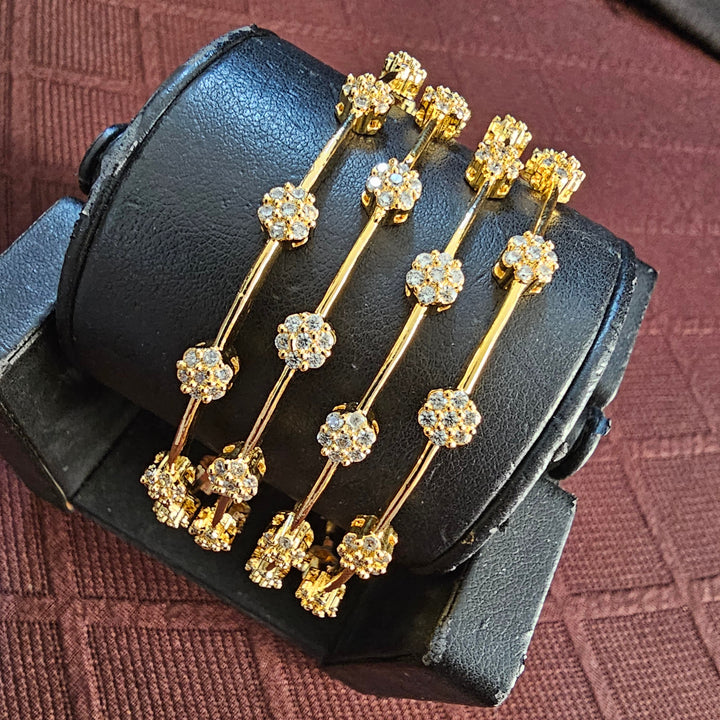 Full White Bangles Set