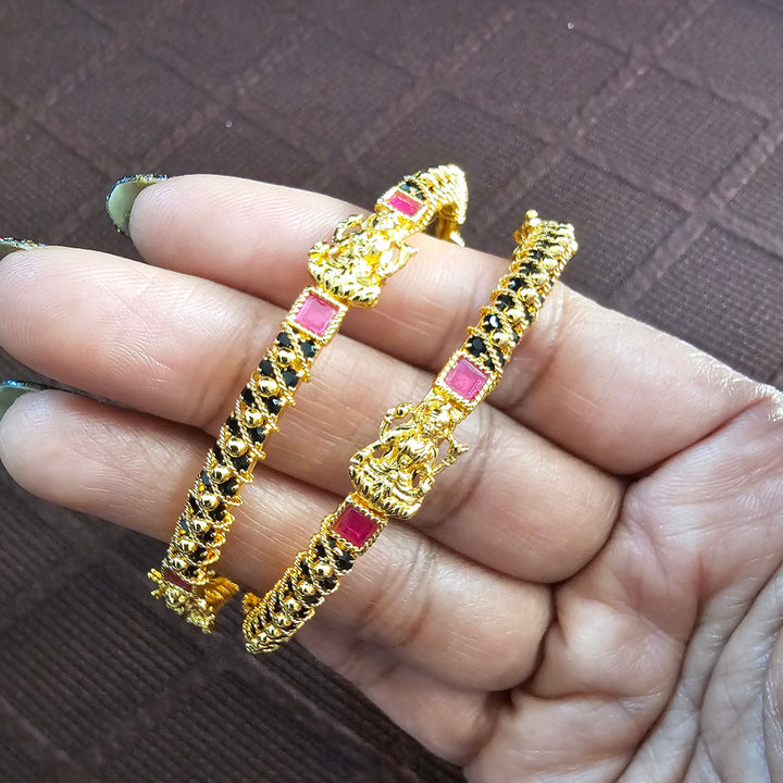 Balck/Pink Lakshmi bangles