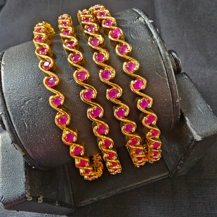 PINK 4 Bangles set