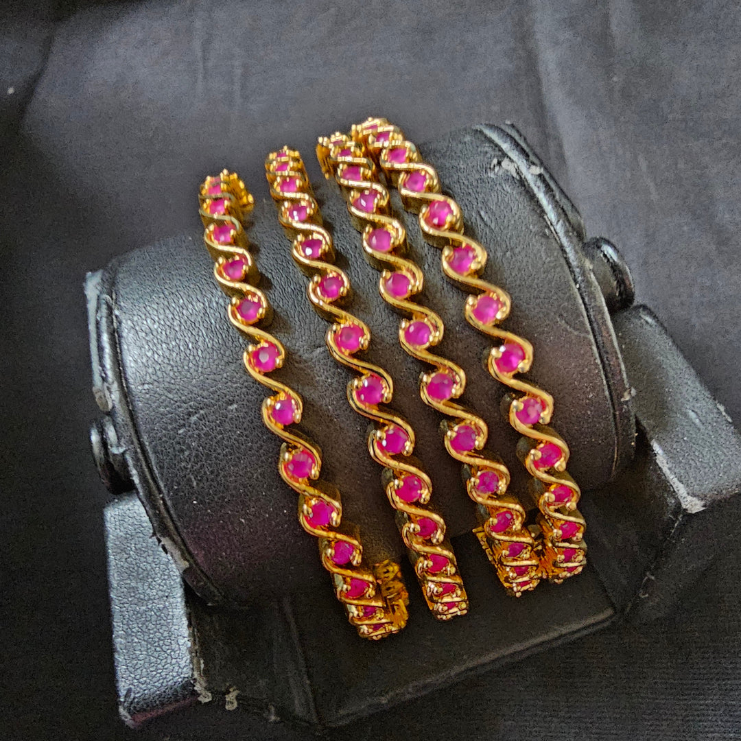 PINK 4 Bangles set