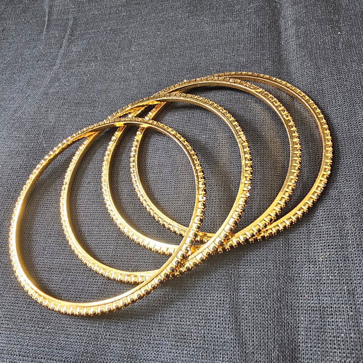 Black stone bangles