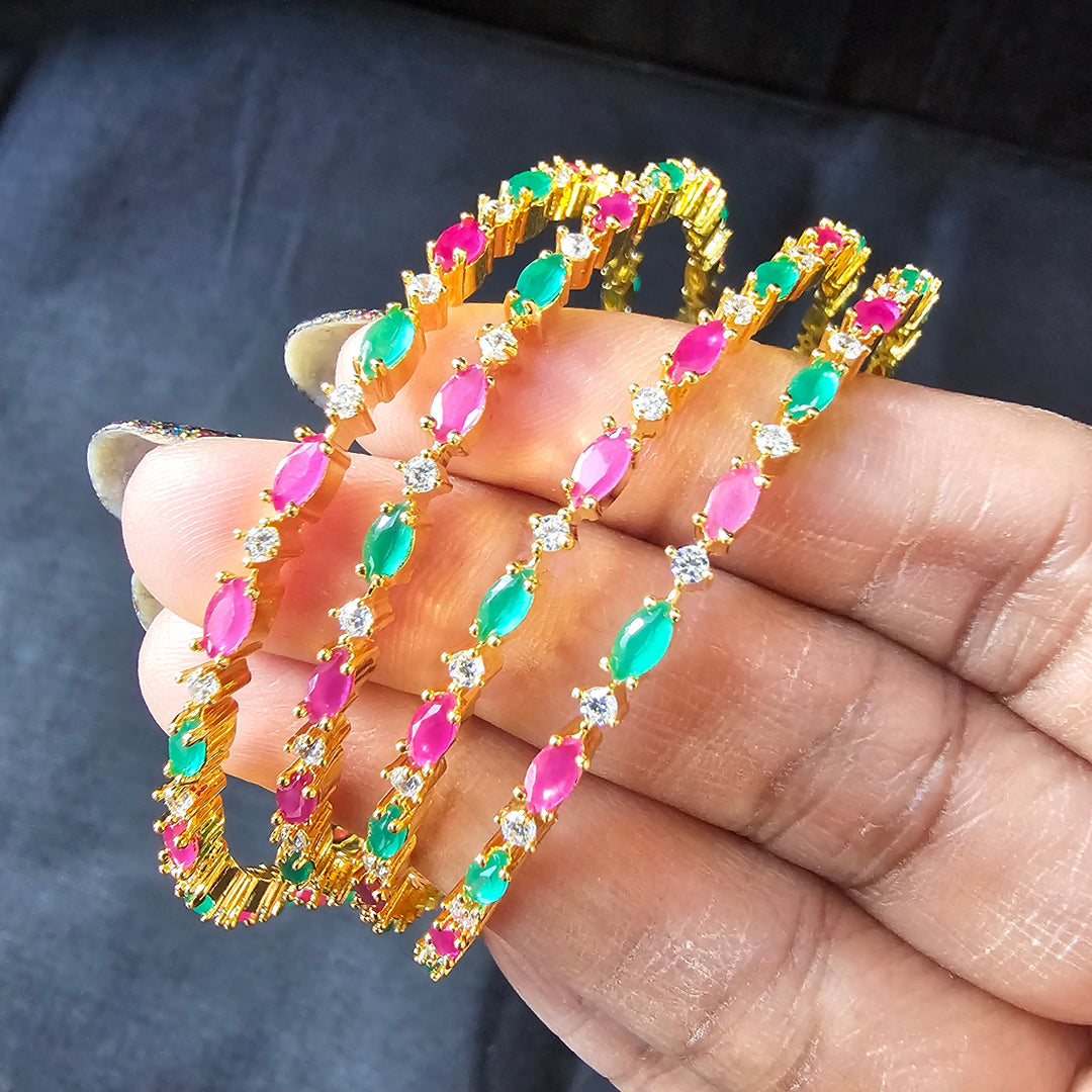 Pink and green set