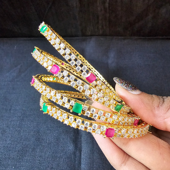 cz 4 Bangle set