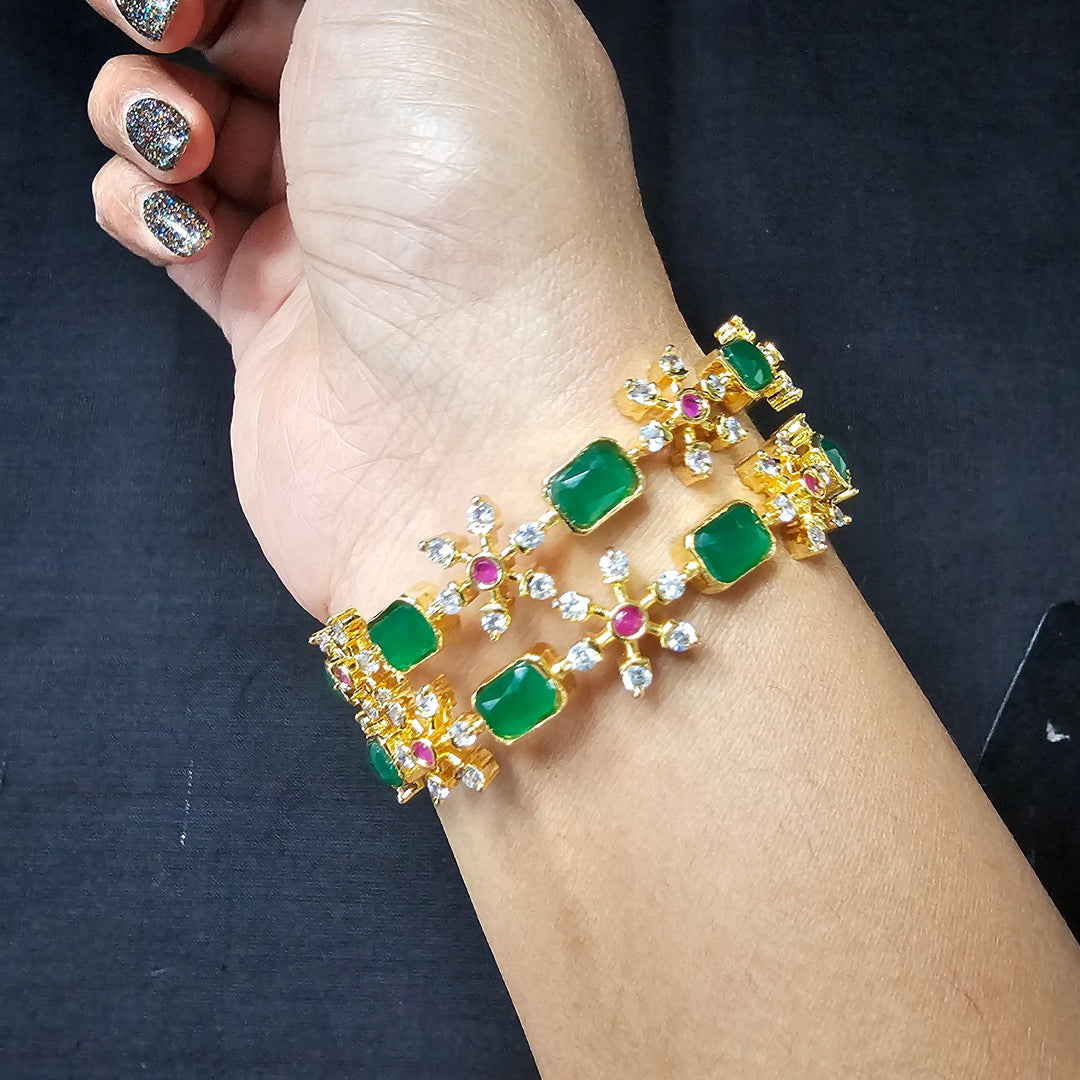 Green 2 Bangles set