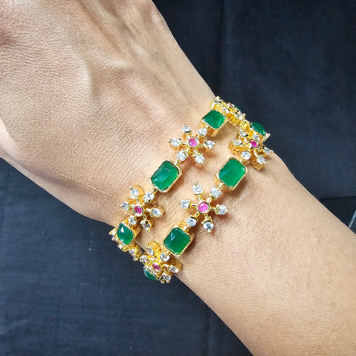 Green 2 Bangles set