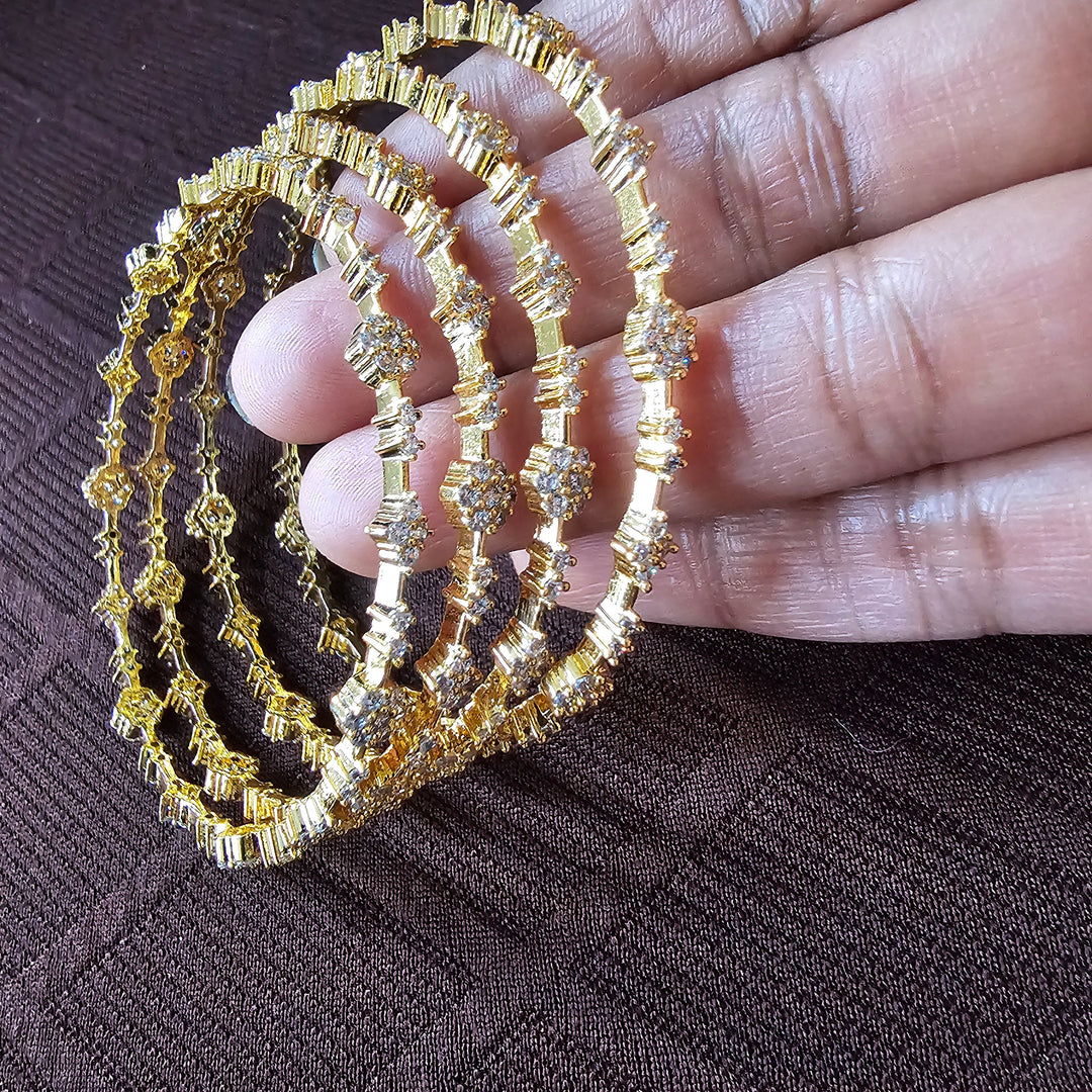 white Bangles Set