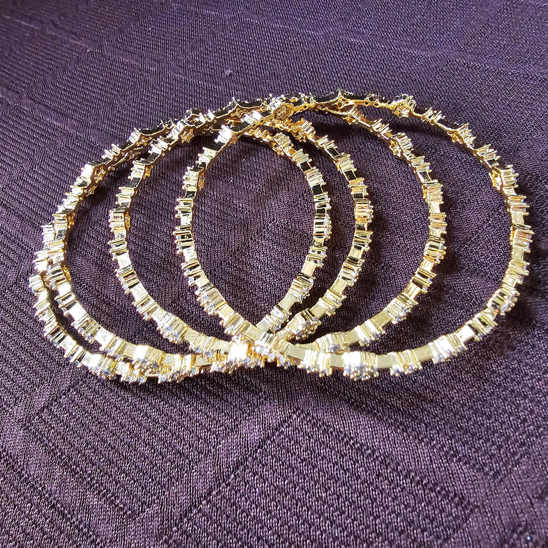 white Bangles Set