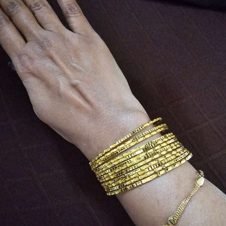 12 plain bangles-2626