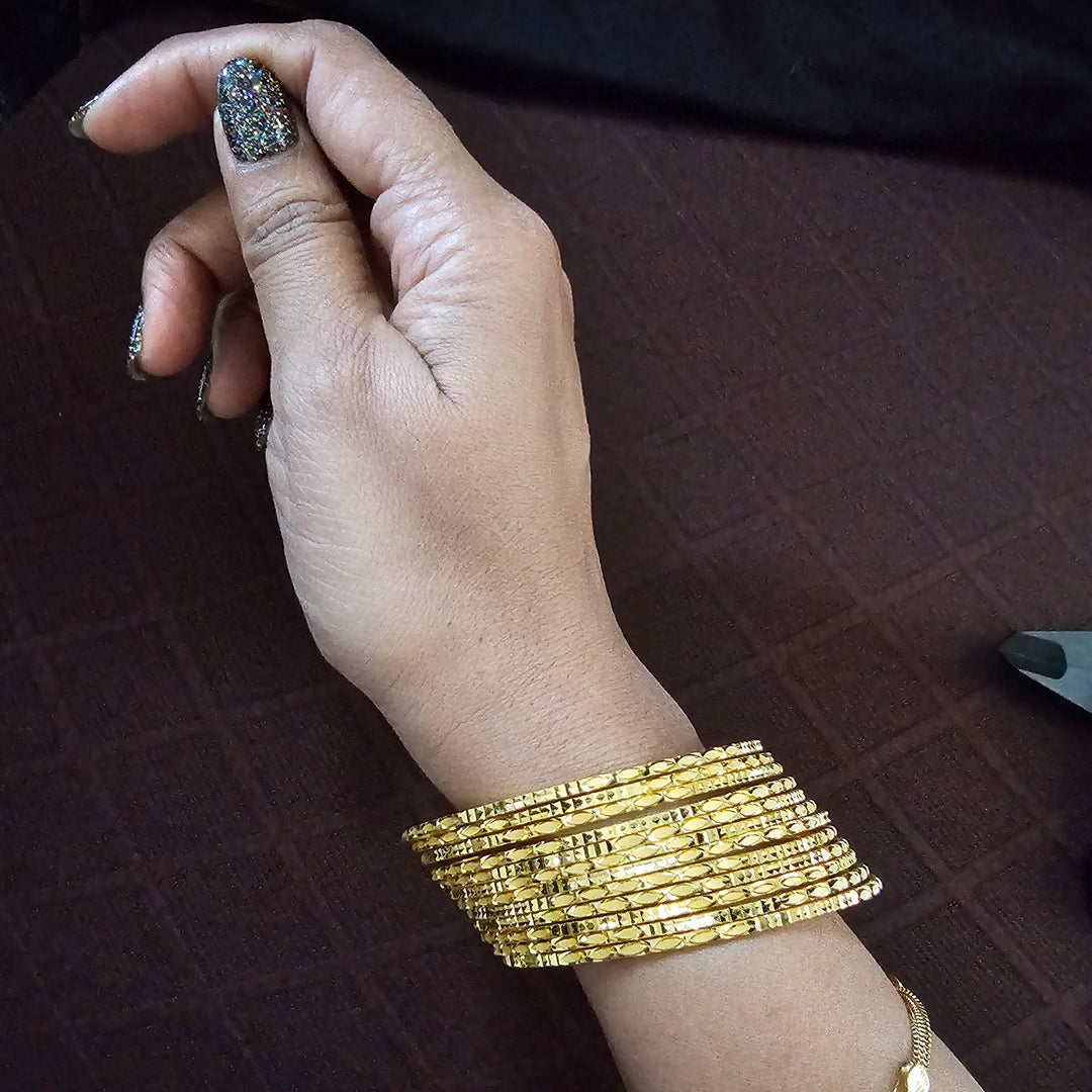 12 plain bangles-2626