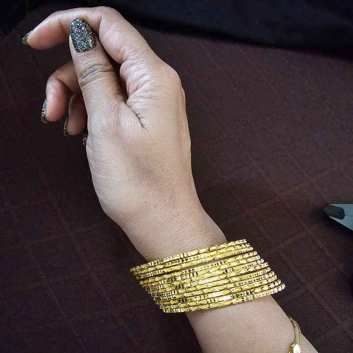 12 plain bangles-2626