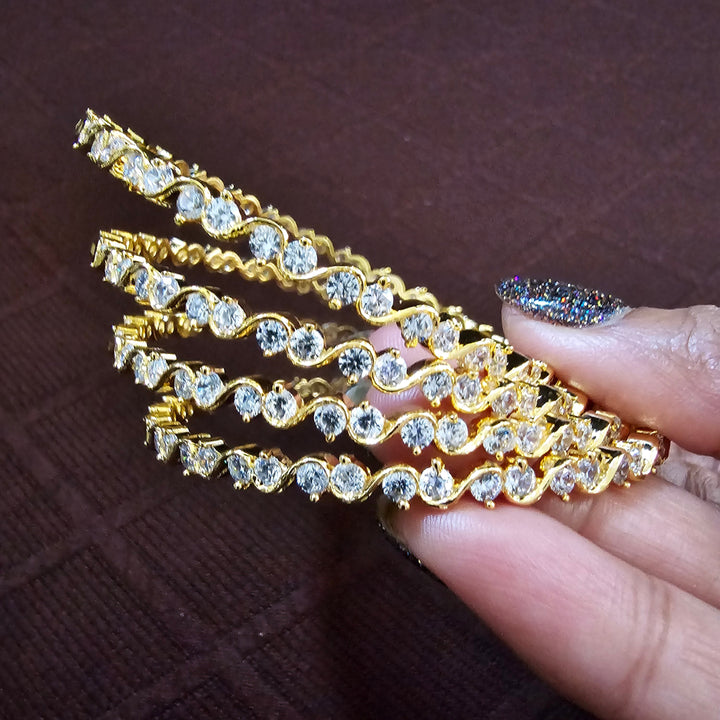 Full white Bangles