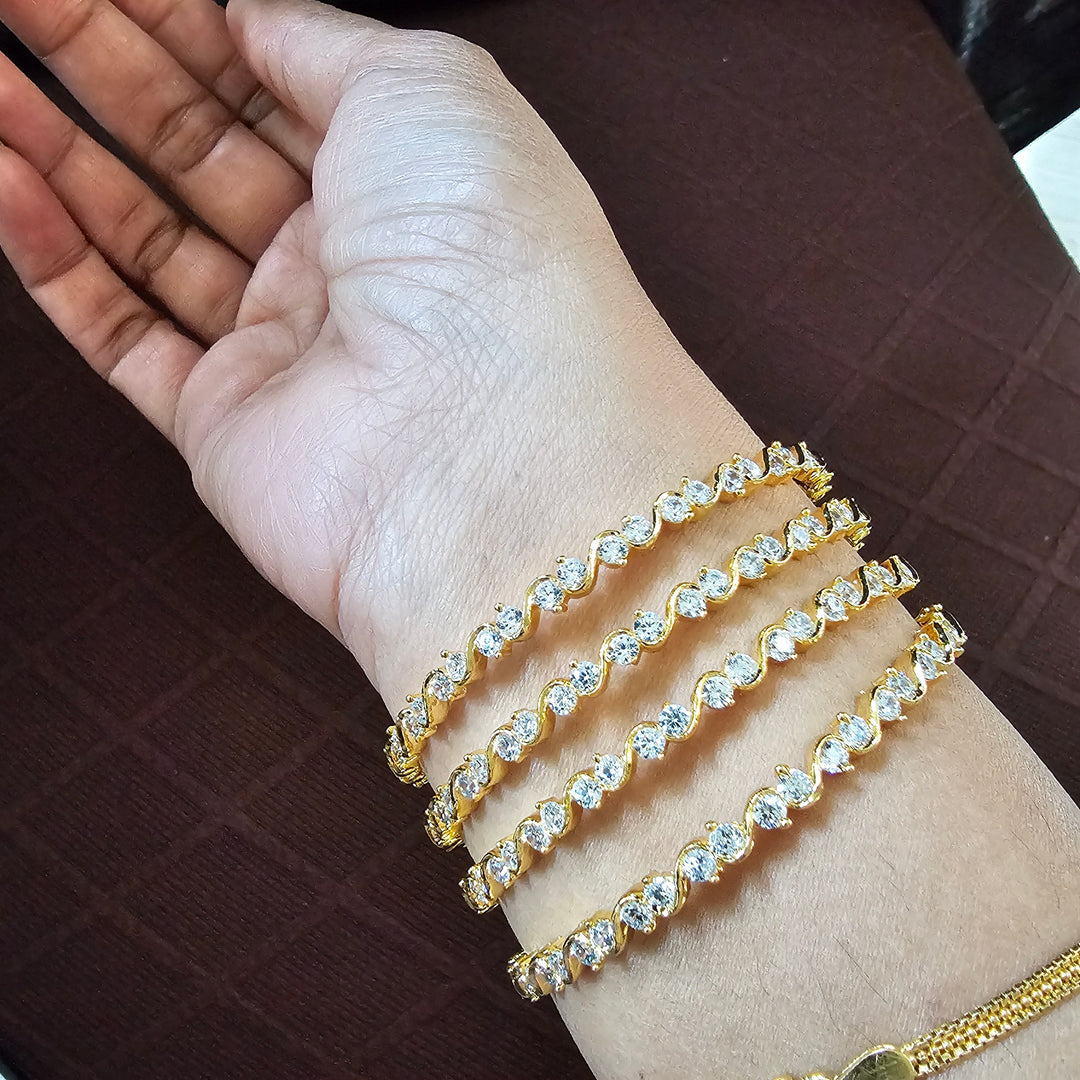 Full white Bangles