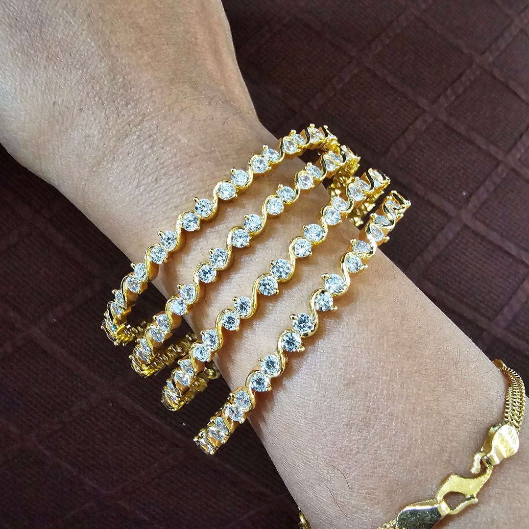 Full white Bangles