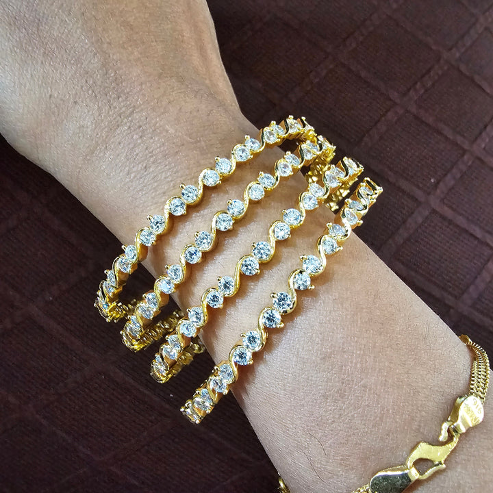 Full white Bangles
