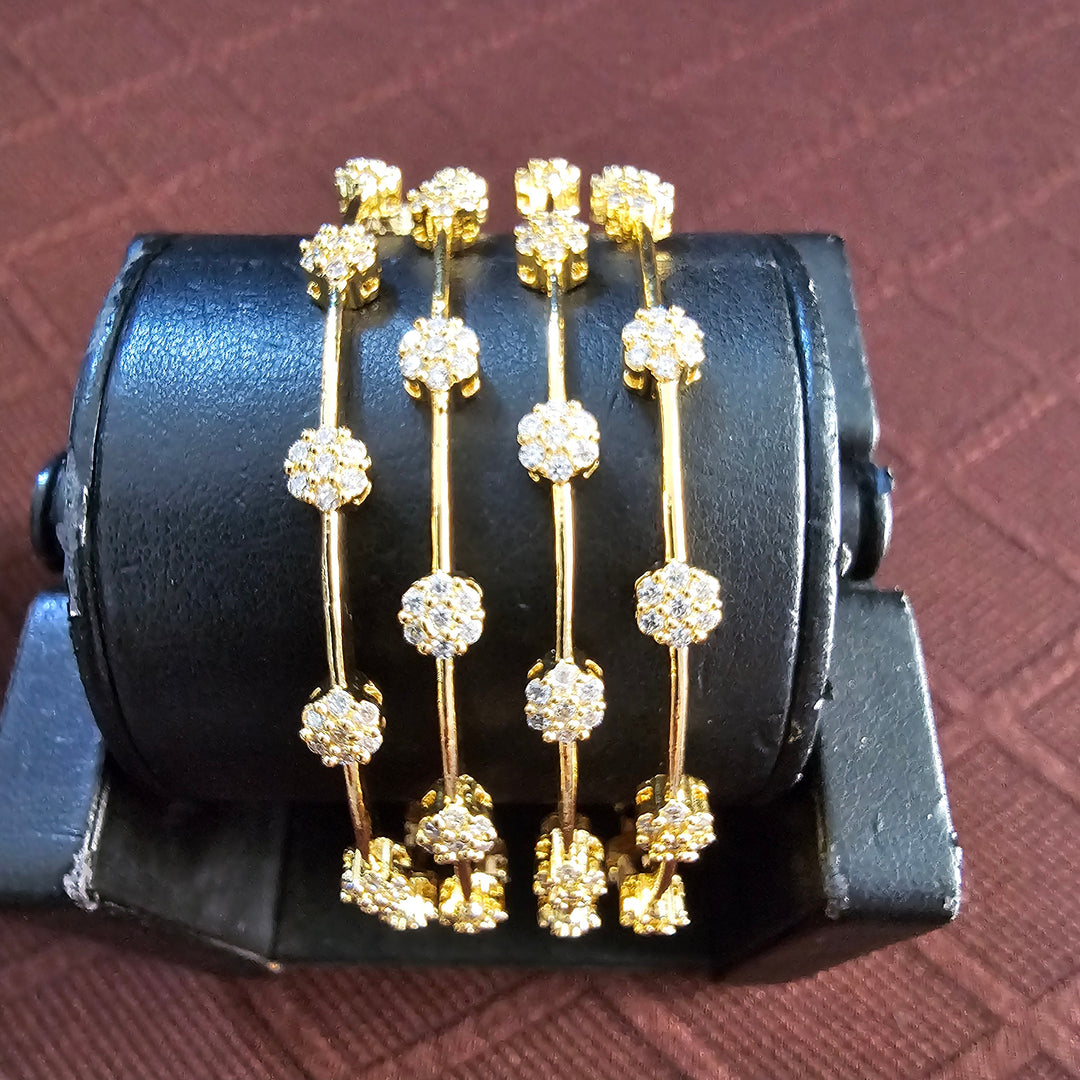 Full White Bangles Set