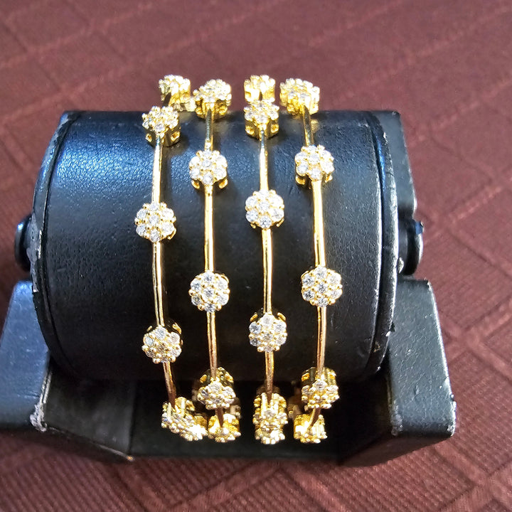 Full White Bangles Set