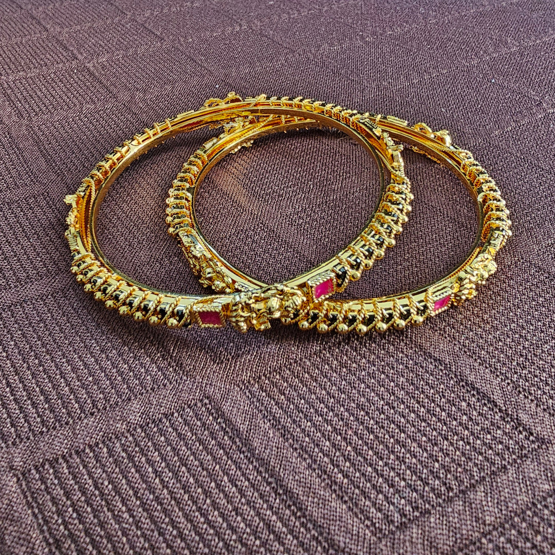 Balck/Pink Lakshmi bangles