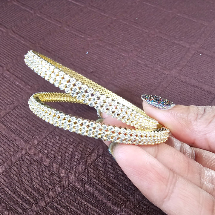 Full white Bangles Set