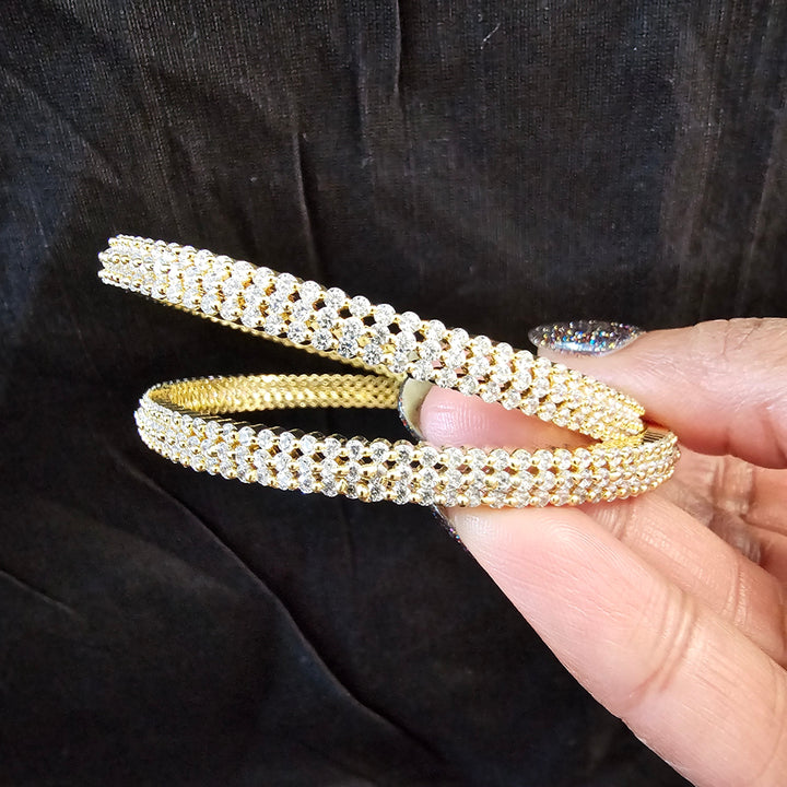 Full white Bangles Set