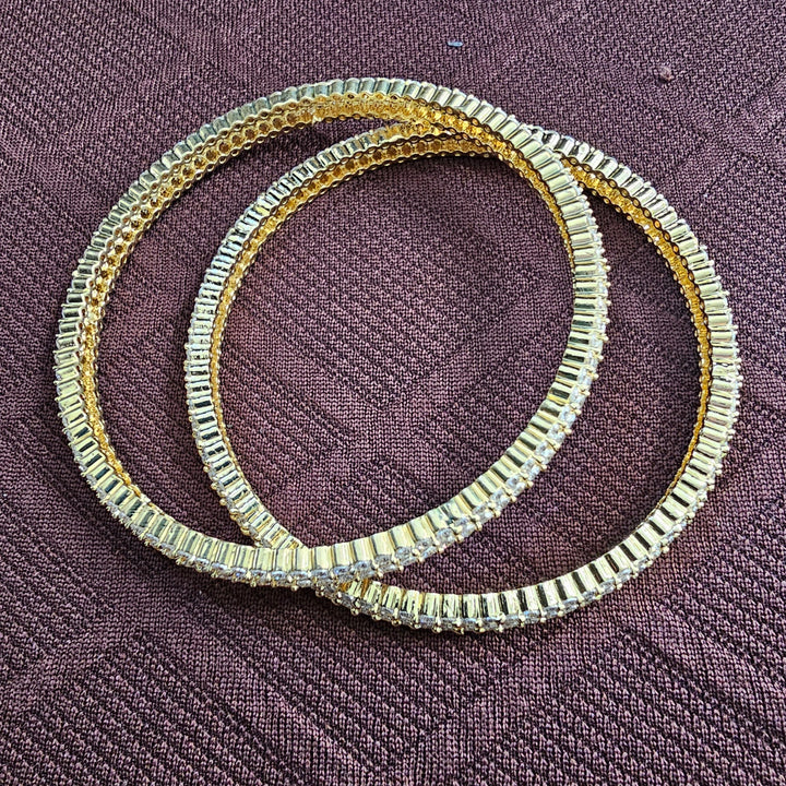 Full white Bangles Set
